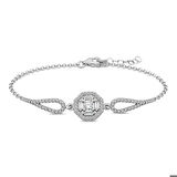 ​925 Ayar Gümüş Baget Taşlı Bileklik