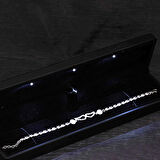 Gümüş Işıklı Kutulu Melek Kanadı Kadın Bileklik