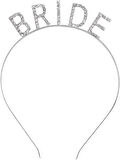 Gümüş Renk Bekarlığa Veda Kristal Taş Bride Tacı İthal 16x10 cm
