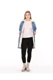 Morden Denim Ceket - Mavi