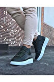 Xramburada 032 Haki Bağcıklı Sneakers Yarım Bilek Bot