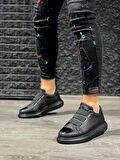 Xramburada Sneakers Ayakkabı 888 Siyah (Siyah Taban)