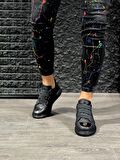 Xramburada Sneakers Ayakkabı 888 Siyah (Siyah Taban)