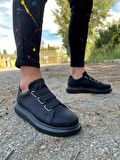 Xramburada Sneakers Ayakkabı 889 Siyah (Siyah Taban)
