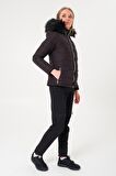 Barbora Günlük Kürklü Şişme Kadın Mont 807s