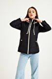 Barbora Günlük Şık Kapüşonlu Kışlık Kadın Şişme Mont 811siyah10