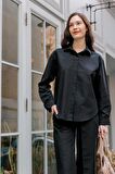 Barbora Keten Günlük İkili Takım Alt Üst LN17siyahd1