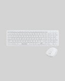 Ergonomik Kablosuz Klavye Mouse Takımı - Tam Boy, Sessiz ve Güvenilir