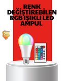 RGB Uzaktan Kumandalı LED Ampul 16 Renkli A Kalite Orijinal -
