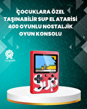 Şarjlı Taşınabilir El Oyun Konsolu 400 Oyun
