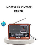 Dekoratif Vintage Radyo – Klasik Görünüm, Modern Fonksiyon ve Uzun Ömürlü Kullanım
