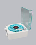 Bluetooth Hoparlörlü Gece Lambası Dijital Saat Ekranlı Su Dalgası Efektli Dekoratif