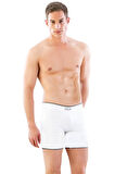 BEYAZ   Seamless uzun Erkek Boxer