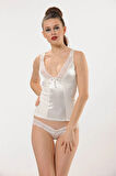 Beyaz Atlet Külot Takım - 3008