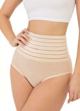 Kadın  Ten Rengi Korse Külot Takımı