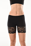 Dantelli Kısa Kadın Şort Tayt