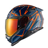 X.WST 3 B-SIDE MAVİ-TURUNCU KASK