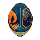 X.WST 3 B-SIDE MAVİ-TURUNCU KASK