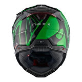 X.WST 3 B-SIDE SİYAH YEŞİL KASK