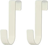 Microcase Çok Amaçlı Mutfak Dolabı Kapı Duşakabin vb Alanlar için Metal Askılık Kanca 2 adet- GÜMÜŞ AL4987