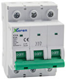 XKOREN 100A 3 Kutuplu Yük Ayırıcı Anahtar (Isolator) (4 Adet)