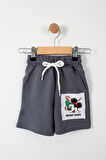 Mickey Mouse Baskılı Erkek Çocuk Şortlu Alt Üst Takım