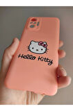 Xiaomi Redmi Note 10 Pro Hello Kitty Tasarım Telefon Boyun Askılı Set Kılıf