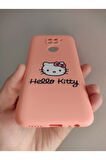 Xiaomi Redmi Note 9 Uyumlu Hello Kitty Tasarım Telefon Boyun Askılı Set Kılıf