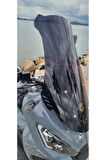 Yuki Xway 125 Siperlik Ön Cam 2023 2024 Model 65cm Siyah Renkli 4mm ORTA BOYLU CAME-Pera / 1026908