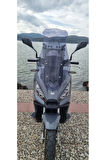 Yuki Xway 125 Siperlik Ön Cam 2023 2024 Model 75cm Açıkfüme Renkli 4mm UZUN CAM