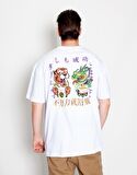 East West Wild Street Style Oversize Erkek Tişört GF1136BY