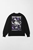 No Future Reflektör Logo Oversize Sweatshirt NF0588SY