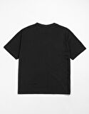 Siyah Oversize Erkek Tişört HU1001SY