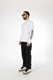 Hidden Oversize Uzun Kollu Erkek Tişört UK1309BY