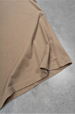 Kahve Basic Oversize Erkek Tişört US4010KH