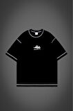 Kontrast Dikiş Reflective Logo UKHWD Oversize Erkek Tişört