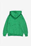 Yeşil Oversize Erkek Ceket Hoodie