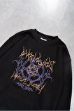 Goth Worldwide Oversize Erkek Sweatshirt