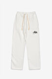 Ekru UKHWD Classic Logo Wide Leg Urban Jogger Eşofman Altı