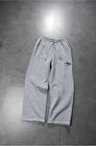 Grimelanj Reflective Logo Skate Baggy Wide Leg Erkek Eşofman Altı