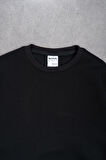 Siyah Basic Oversize Erkek Sweatshirt