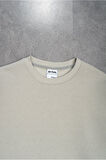 Gri Basic Oversize Erkek Sweatshirt