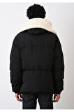Siyah Erkek Parka Mont