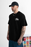UKHWD Heritage Oversize Siyah Erkek Tişört UK1245SYBY