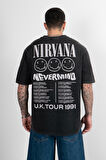 Nevermind Nirvana Siyah Yıkamalı Erkek Tişört TB2207SY