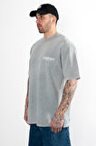 Ice Washed Essentials Amsterdam Oversize Erkek Tişört UK1432WSSY