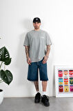 Ice Washed Essentials Amsterdam Oversize Erkek Tişört UK1432WSSY
