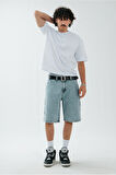 Iced Blue Carpenter Denim Jort Erkek Urban Şort