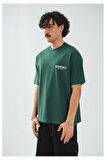 Essentials Amsterdam Oversize Yeşil Erkek Tişört