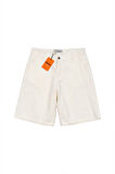 Ekru Gabardin Baggy Jean Erkek Şort Jorts